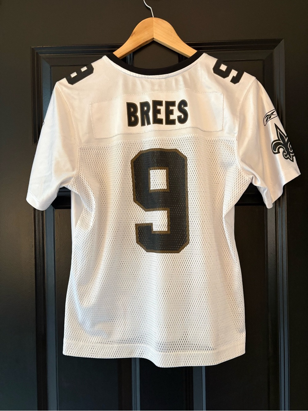 New Orleans Saints Kids' Drew Brees #9 White Jersey - Large